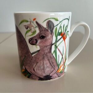 Australian Wildlife Animal Mug Priscilla Wright Paws Pouches Possums Kangaroos
